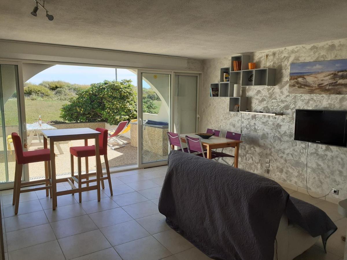 Les Maisons Sur La Plage, T2 Les Pieds Dans L'Eau Agde Luaran gambar